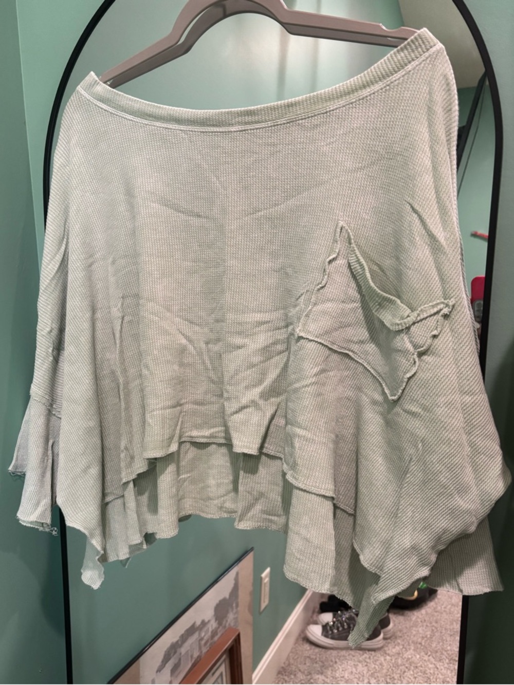 Altar'd State Soft Sage green top
